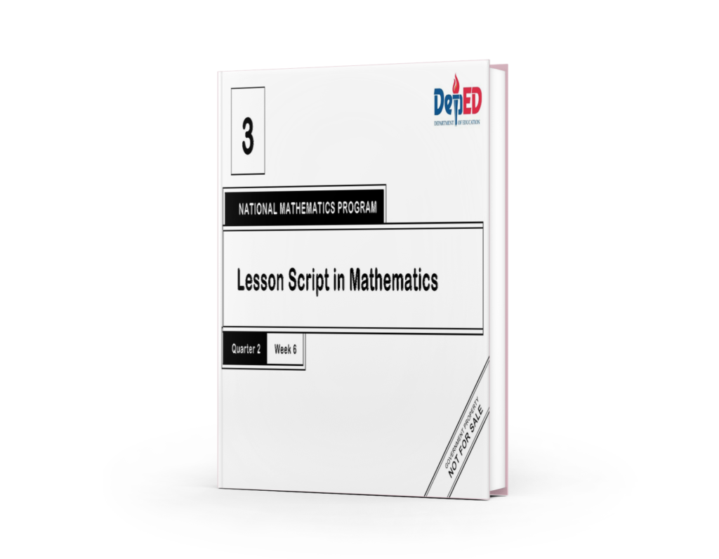 2024 National Mathematics Program Lesson Script in Mathematics Grade 3