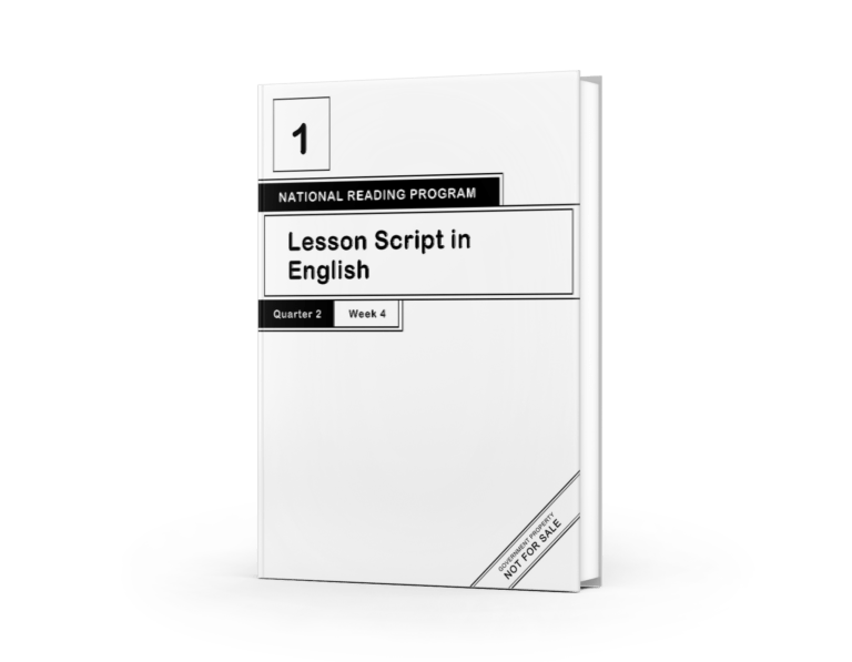 national reading program grade 2 lesson script